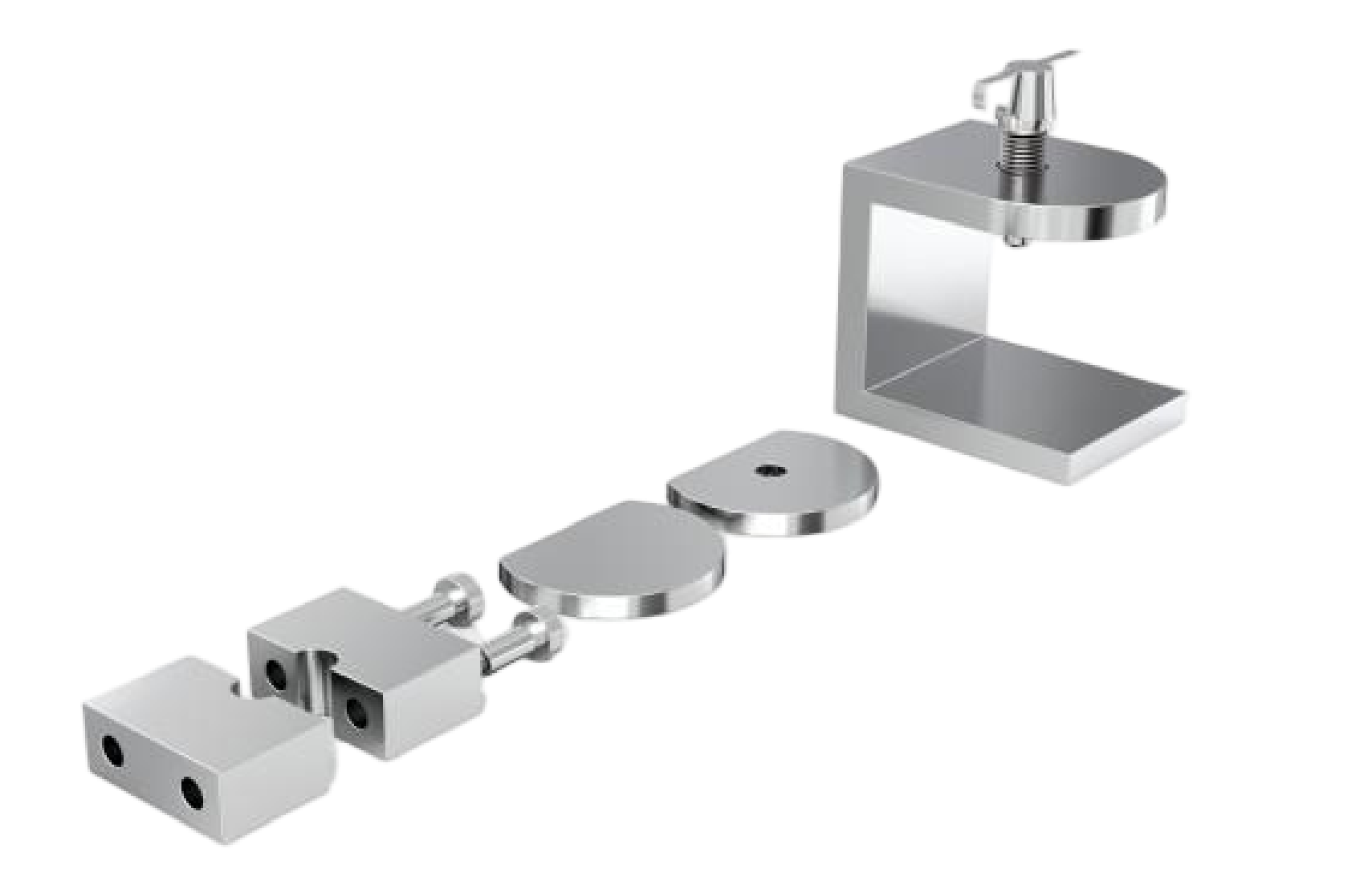 抗压强度用试样模具及螺旋夹